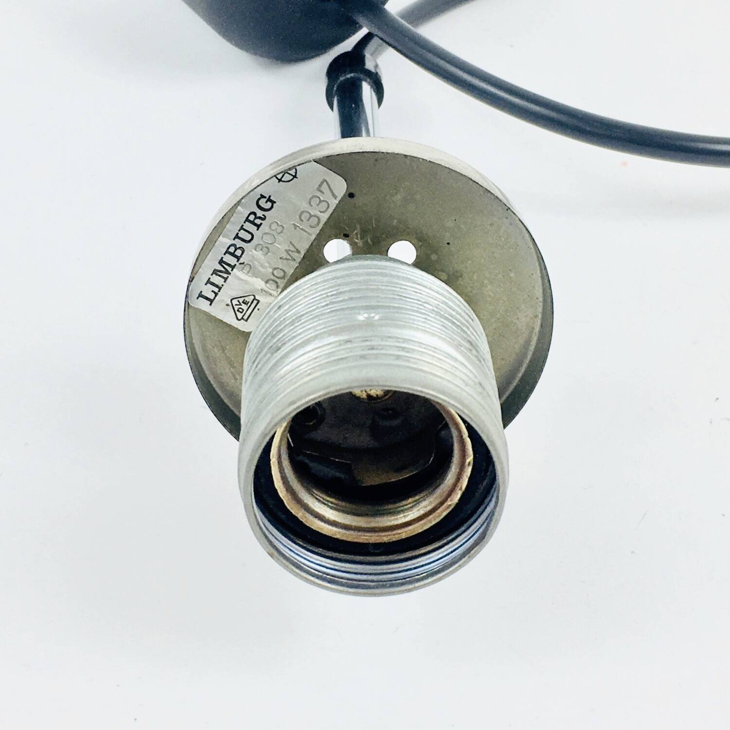 Mid-Century Space Age Bubble Glass Ceiling Light by H. Tynell for Limburg