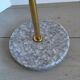 Ashtray mounted in brass and marble
