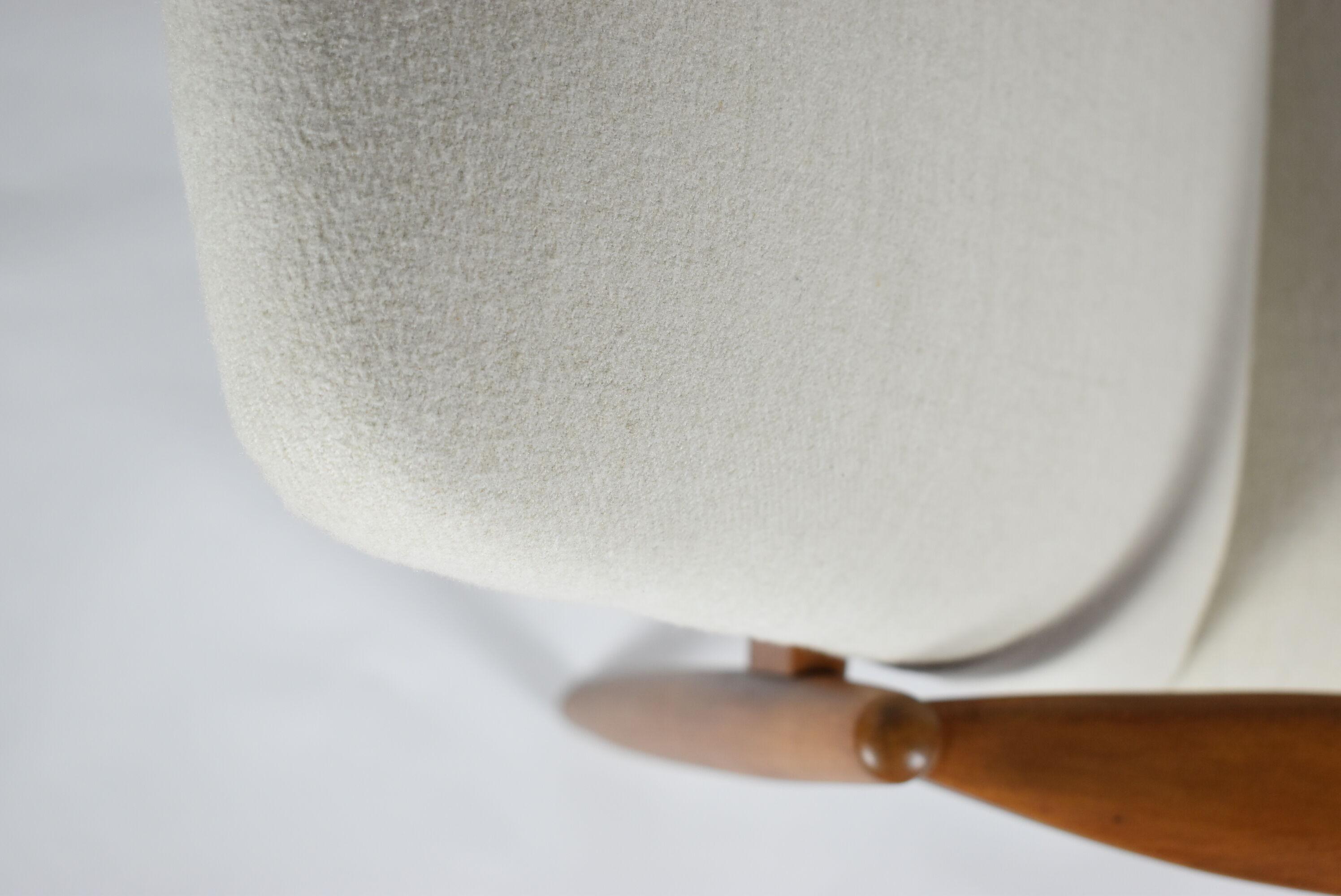 Polish icon, armchair model GFM-64, designed by E.Homa, 1960s, cream