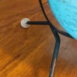 Dry terrestrial globe, world map from the 60s