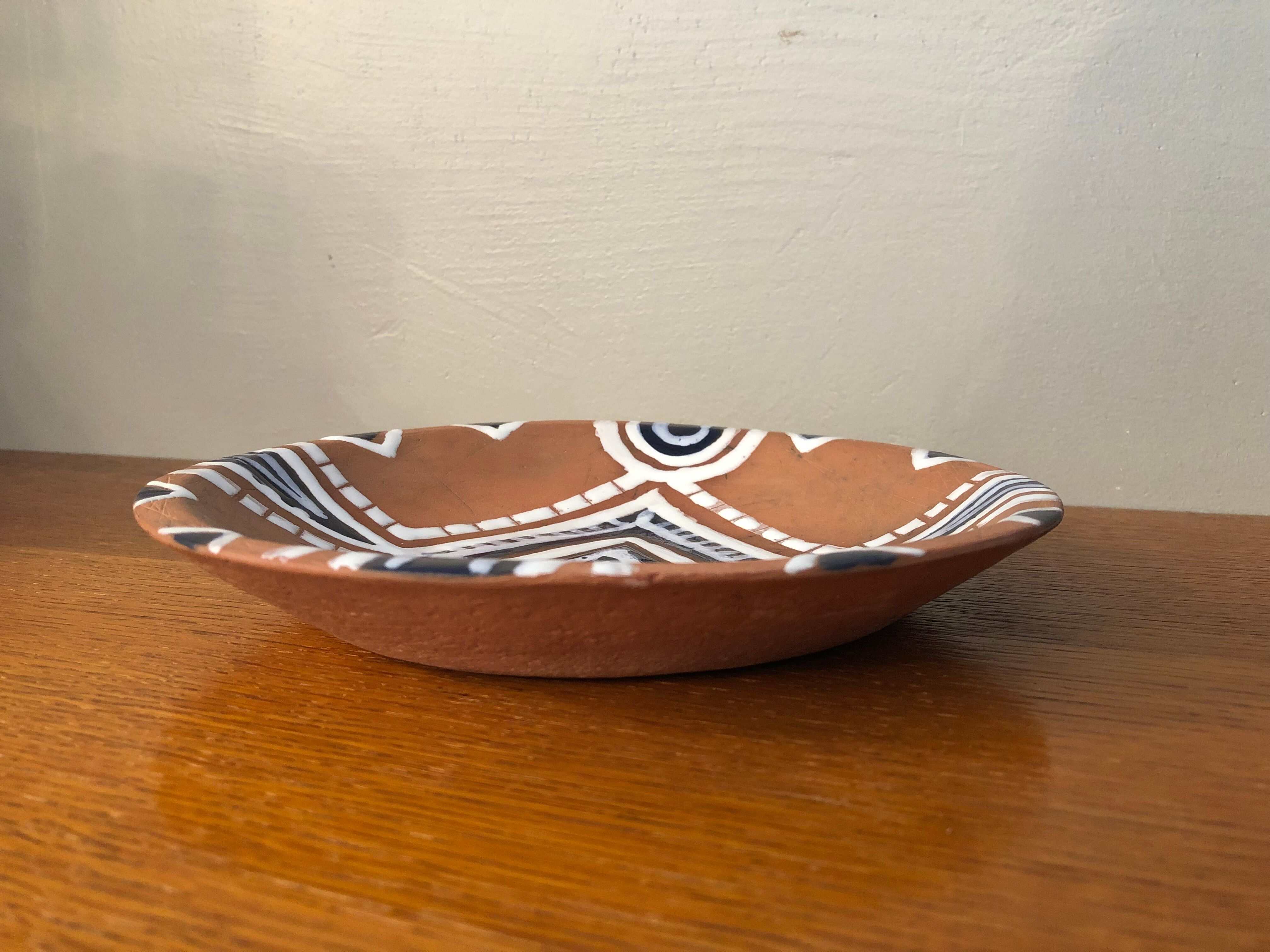 Terracotta plate Albert Pesché