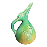 Zoomorphic pitcher pelican in flamed sandstone by gilbert menetier