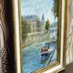 Huile sur panneau – Paris Quai des Grands-Augustins – signée H. Charby