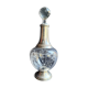 Cut crystal carafe with silver frame