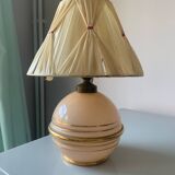 Old Clichy glass ball lamp