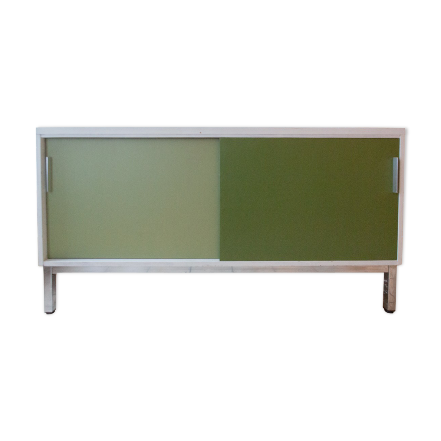 Enfilade revisitée en 2 verts