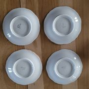 4 cups and saucers in porcelain from Bavaria