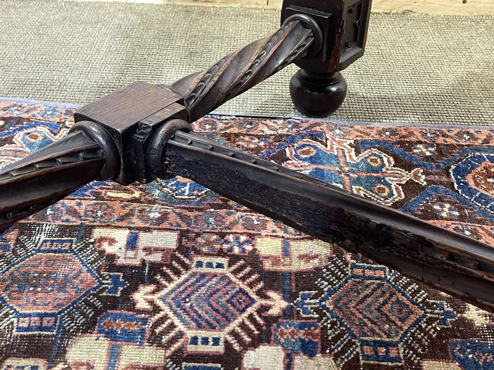 Late 19th century Gothic style oak desk