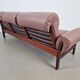 Vintage Teak Leather Sofa from Coja, Netherlands, 1960s