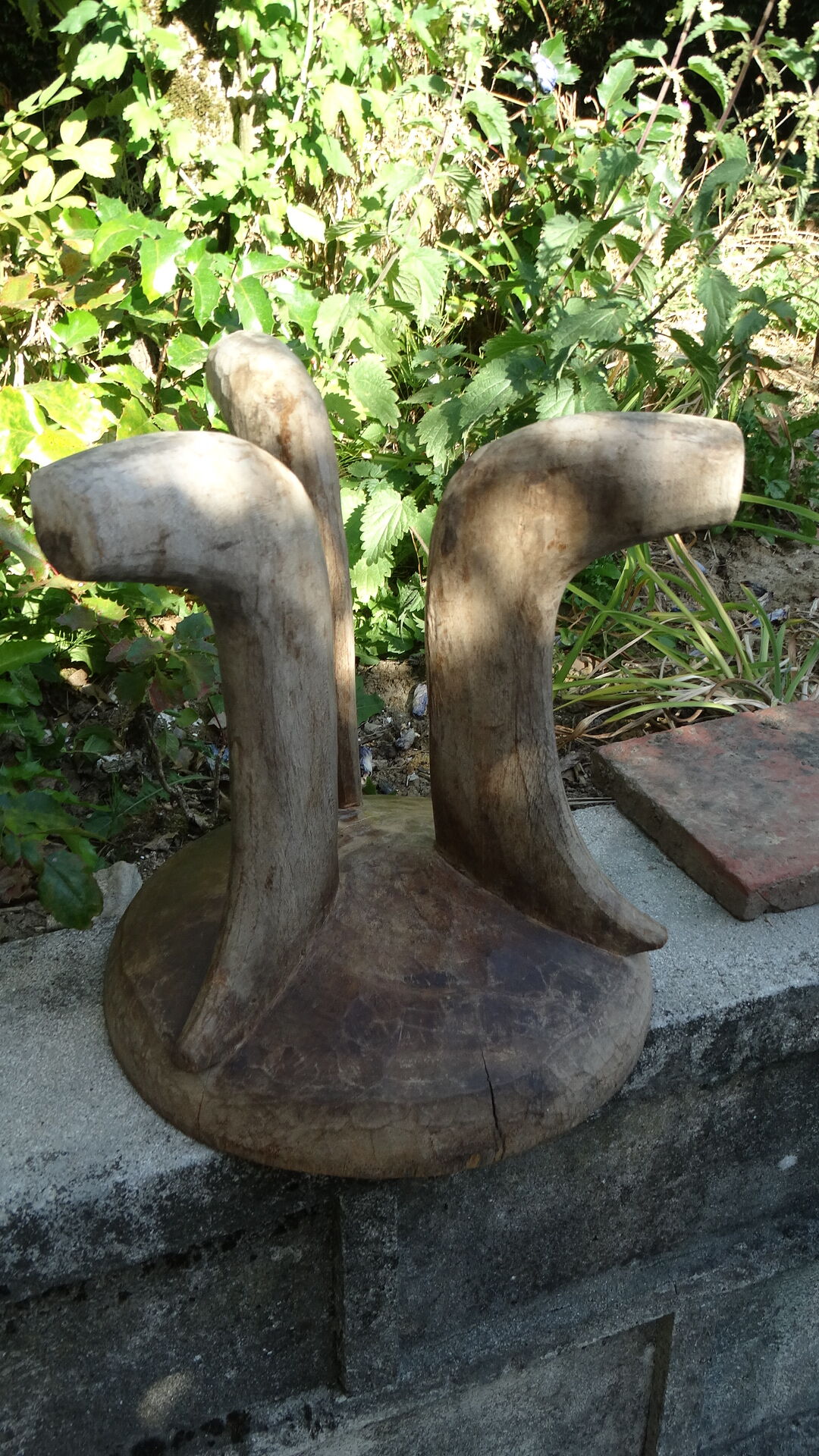 African wooden stool