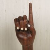Wooden hand