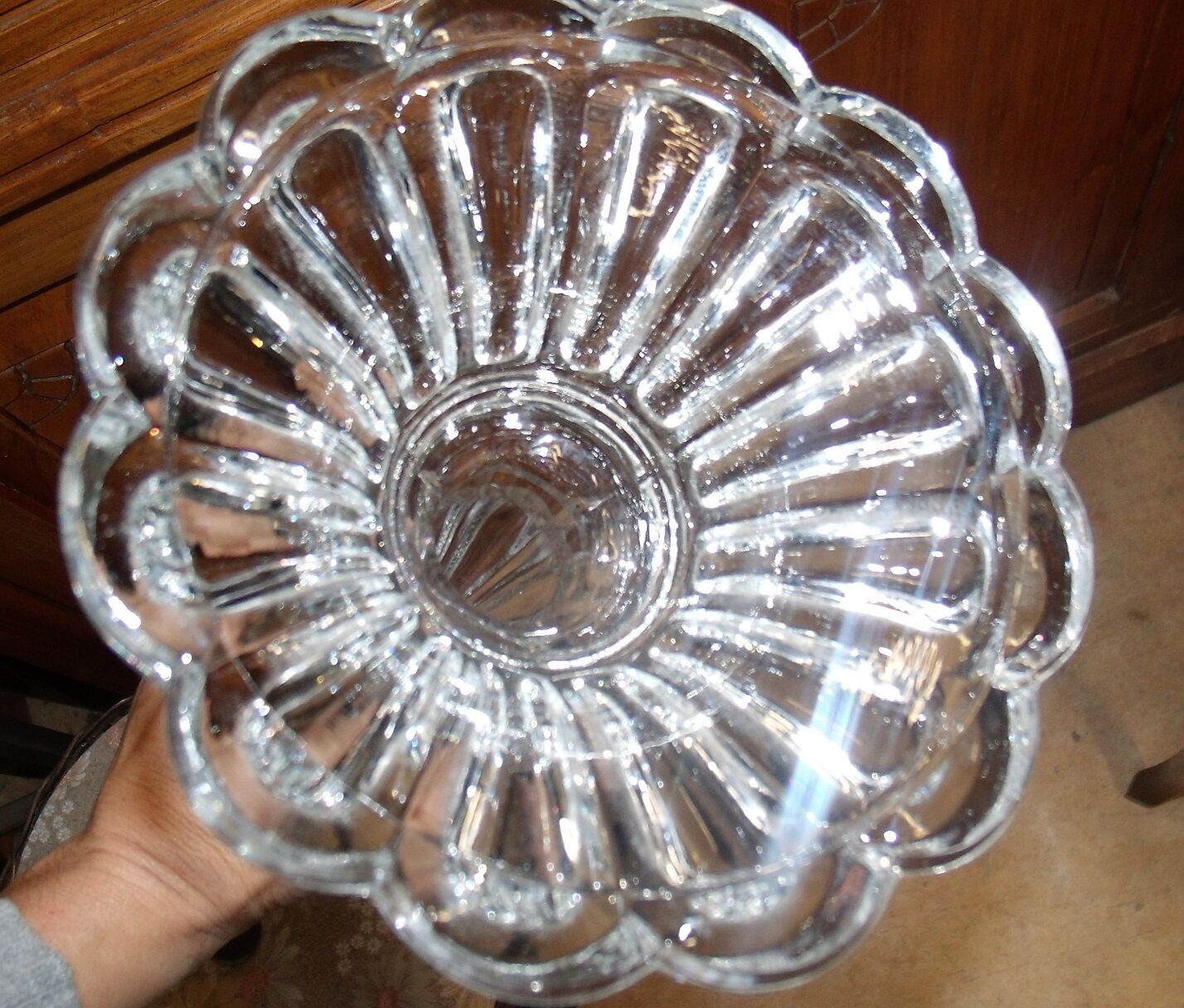 Pair of girandoles chandeliers to pendants