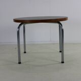 Sixties tubular chrome coffee side table