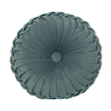 Coussin rond plissé