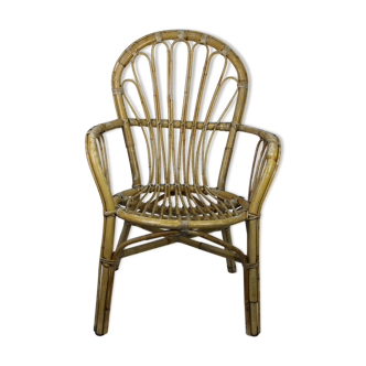 Rattan armchair