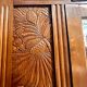 Large Parisian Art Deco wardrobe in solid oak – timeless elegance