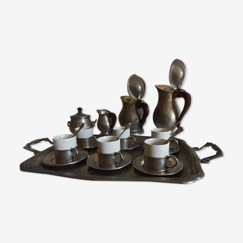 Tin coffee service