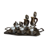 Service à café en étain