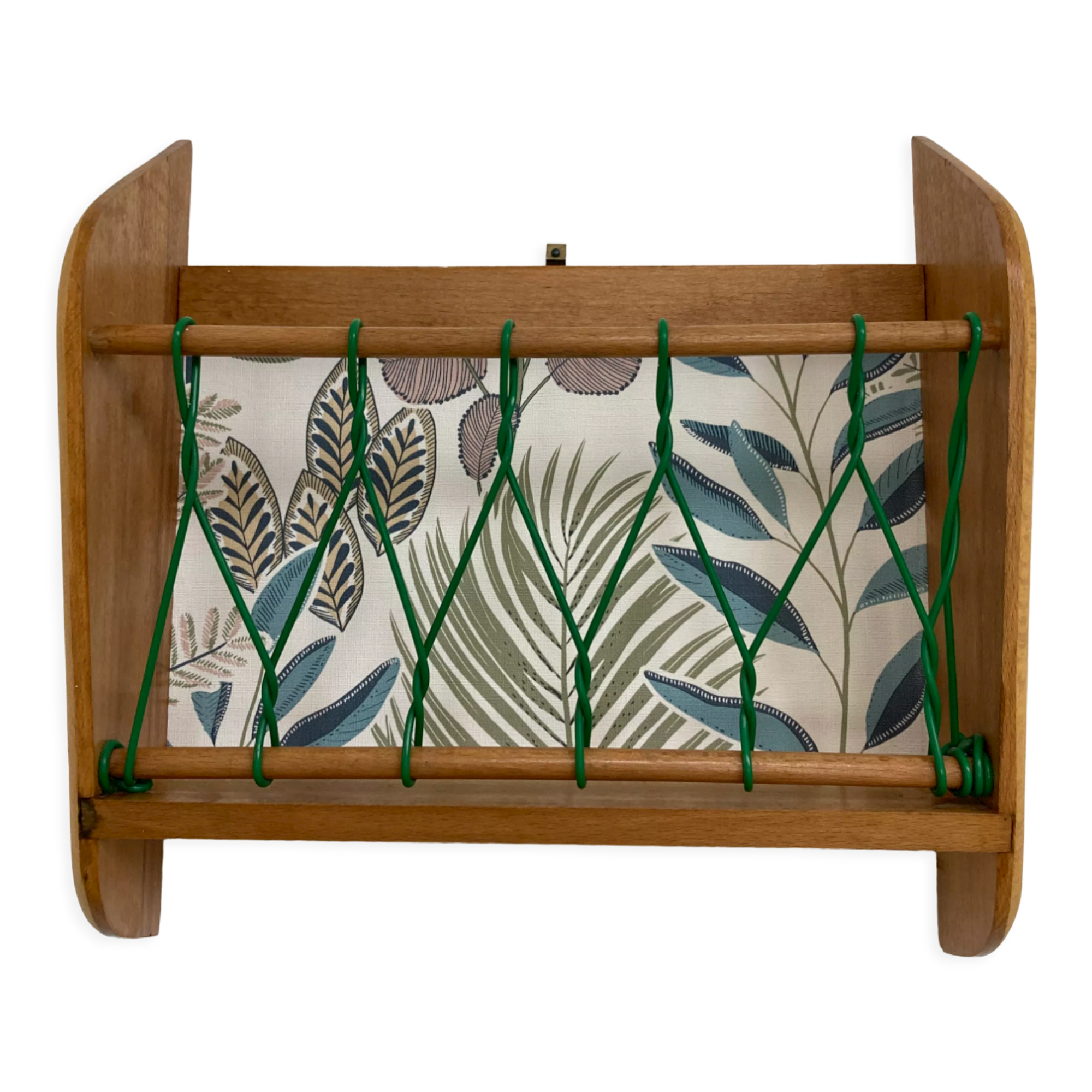 Wall-mounted mail rack 60s