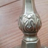 Pair of bronze candlesticks