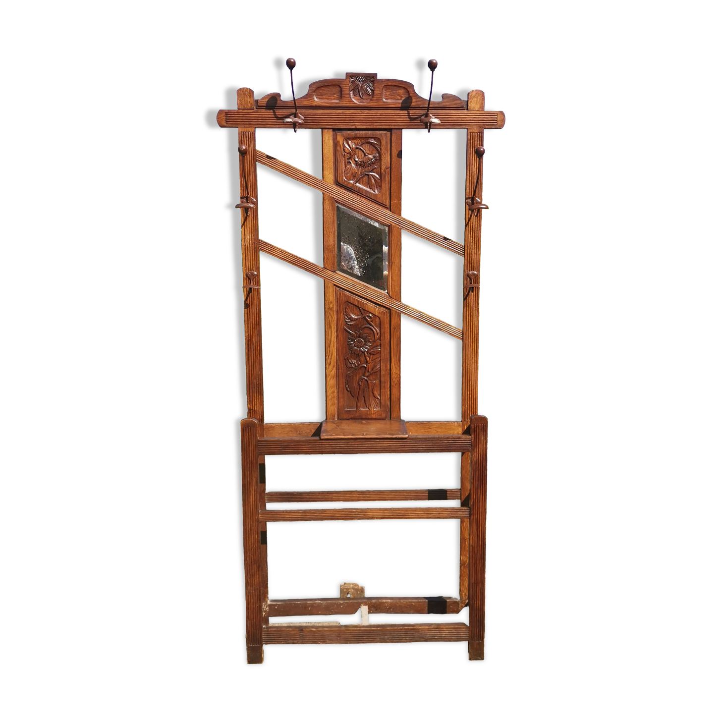 Coat rack wardrobe art deco style