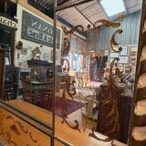 Large antique engraved and gilded wall mirror – Venetian style