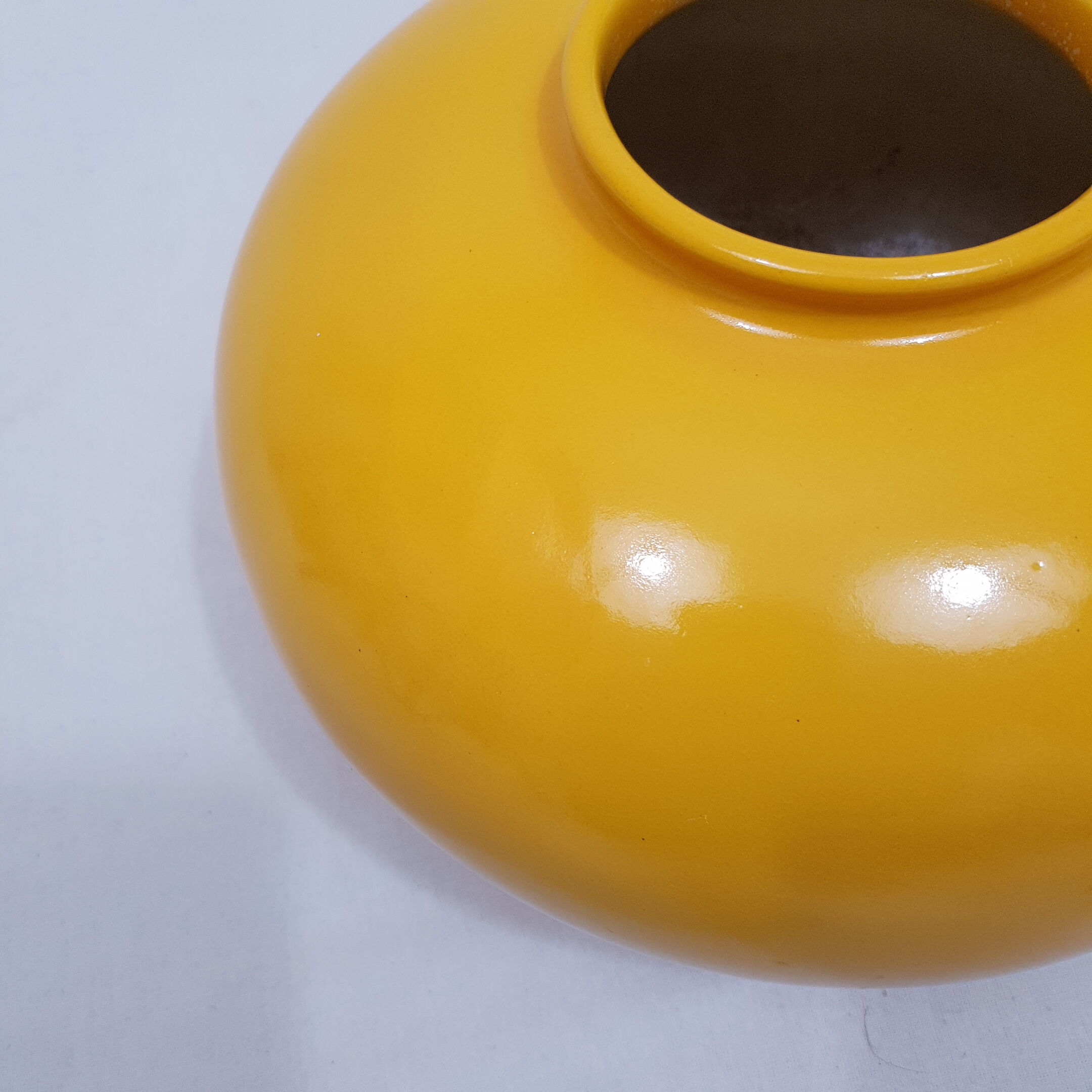 Yellow pumpkin vase, Bay Germany 1970