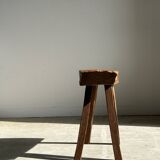 Small organic bench in upcycled Asian teak quadripod - Sungai