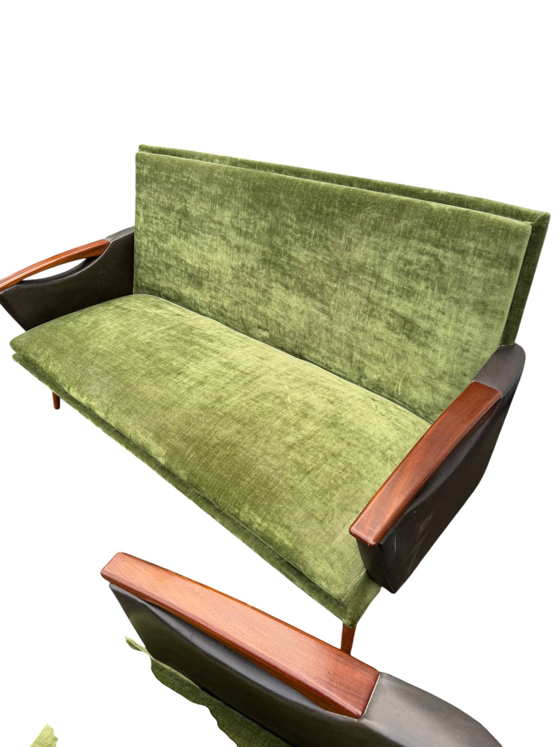 Canapé et 2 chaises Mid-Century Modernes