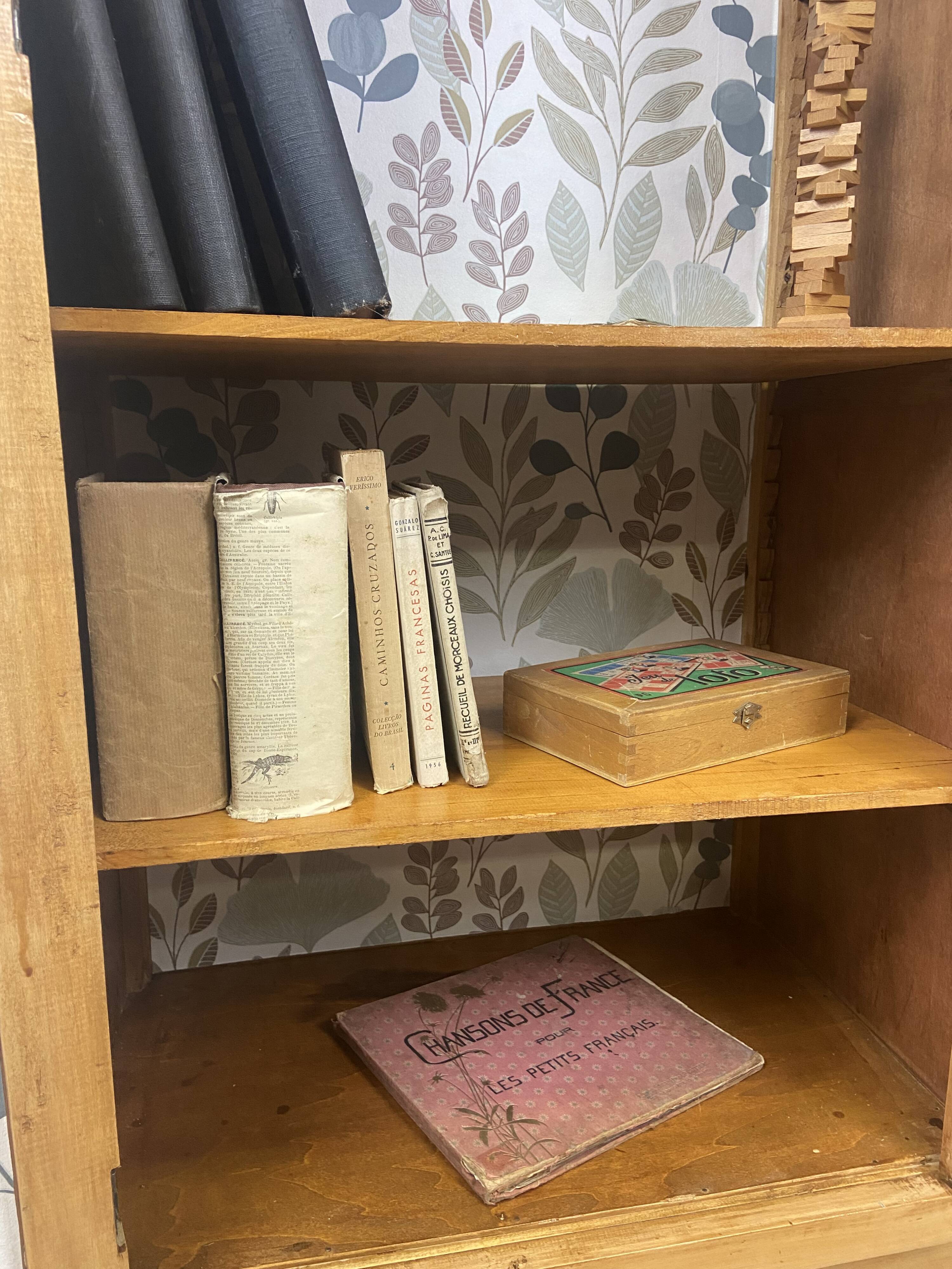 Asymmetrical wardrobe from the 1950s