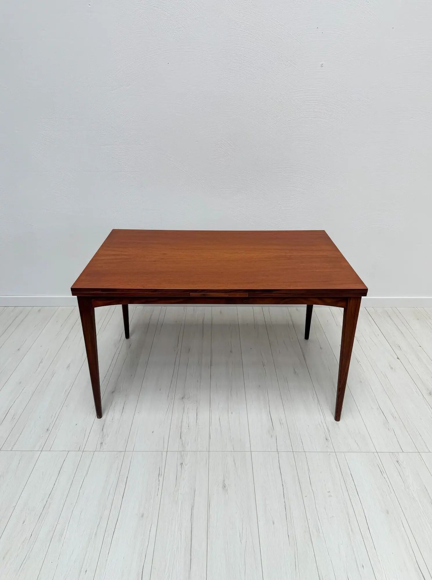 1960s Scandinavian teak mid-century extendable dining table