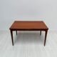 1960s Scandinavian teak mid-century extendable dining table