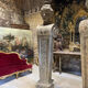 Pair of monumental patinated plaster terms from the early 20th century.