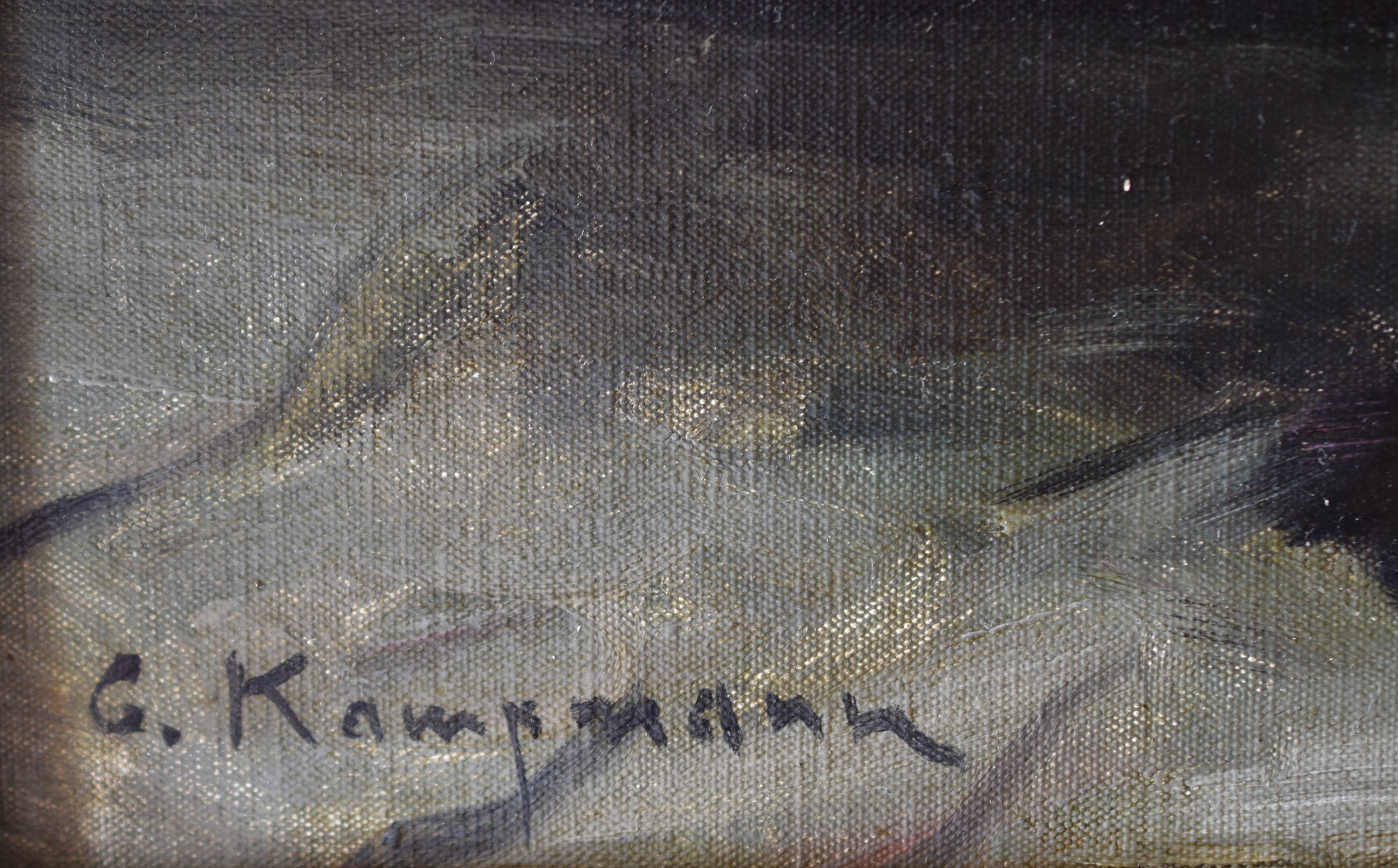 Gustav Kampmann, Vase of Flowers (circa 1910)