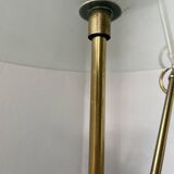 Adnet brass floor lamp with loops