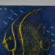Oil on canvas fish angel