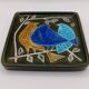 Enamelled plaque the 3 birds by Lisa Larson - Gustavsberg