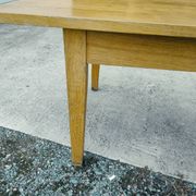 Duo table de ferme XXL 320 cm chêne pieds fuseaux