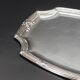 Refined small serving tray or rectangular catch-all with rounded corners.