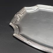 Refined small serving tray or rectangular catch-all with rounded corners.