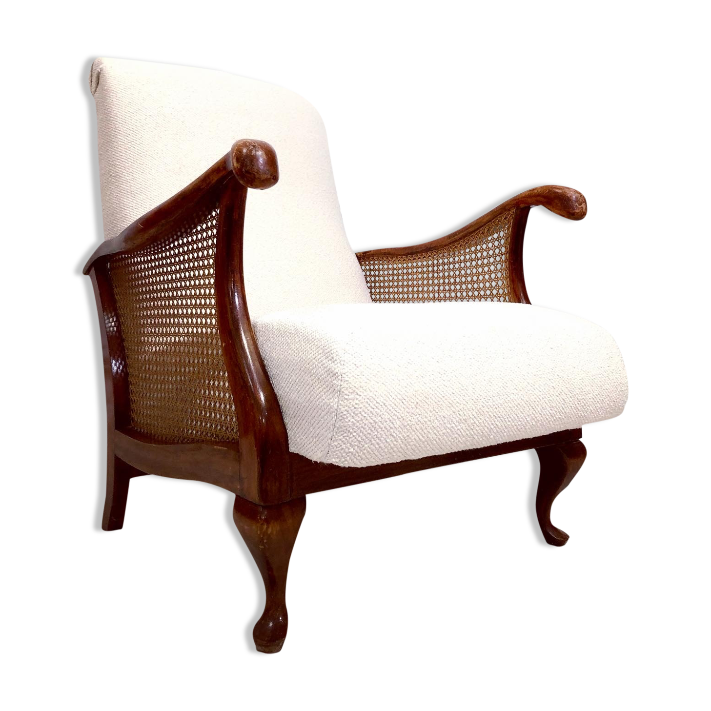 Vintage shepherdess armchair