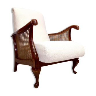Vintage shepherdess armchair