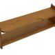 Vintage wooden wall shelve rack in pinewood minimalist design