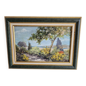 Tableau Huile sur Isorel