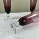 4 purple glasses