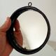 Brutalist antique mirror in wrought iron DLG Jean Touret