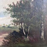 Paire de tableaux anciens classiques