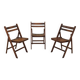 Set of three pine chairs, 1990s, Scandinavian design, manufacture: Denmark