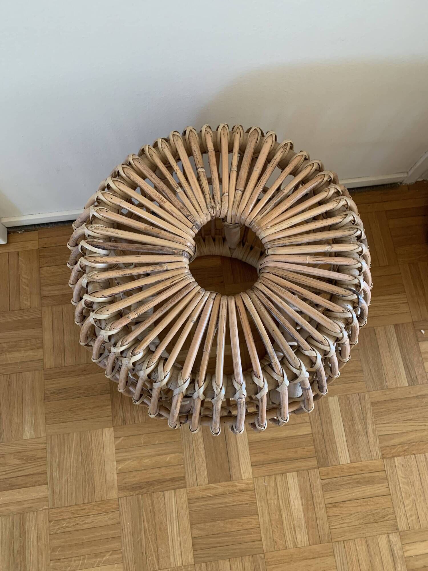 rattan coffee table