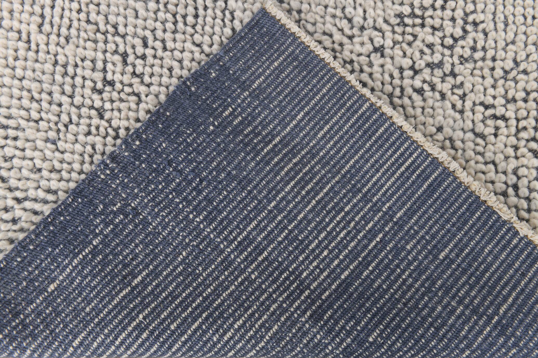 6x10 Rug For Living Room Soft Blue Beige Vintage Rug, 194x303Cm SK 34945